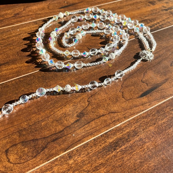 Crystal & Silver Wedding Lazo / Unity Rope - Picture 9 of 11